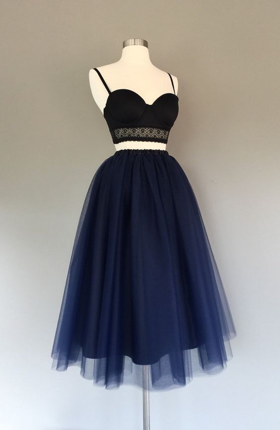 Navy Blue Lined Tulle Skirt Womens Tulle Skirt M8692 On Luulla 5568