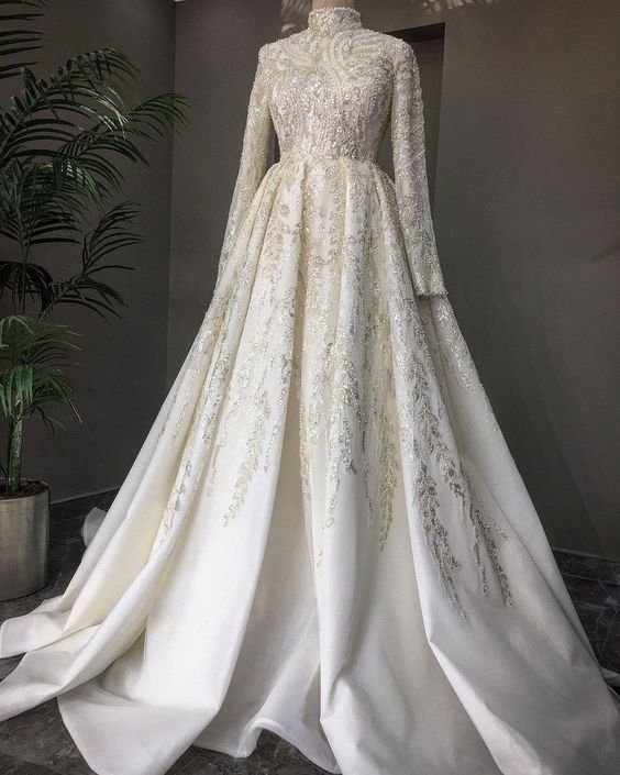 A-line Prom Dress Evening Dress Wedding Dress Long M1937 on Luulla