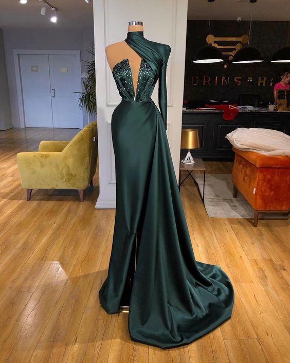 Green Prom Dress Unique Prom Dress Evening Gown M2988 on Luulla