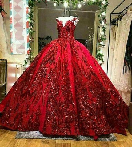 Elegant Long Prom Dress Red Sexy Evening Dress M3739 on Luulla