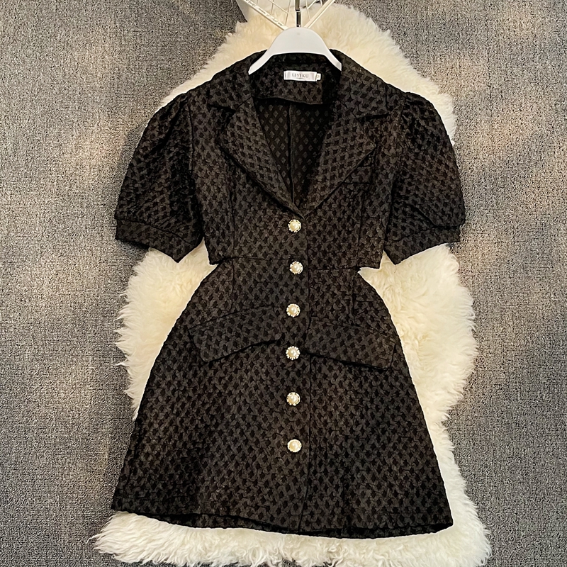 Retro Casual Short-Sleeved Suits main image 1