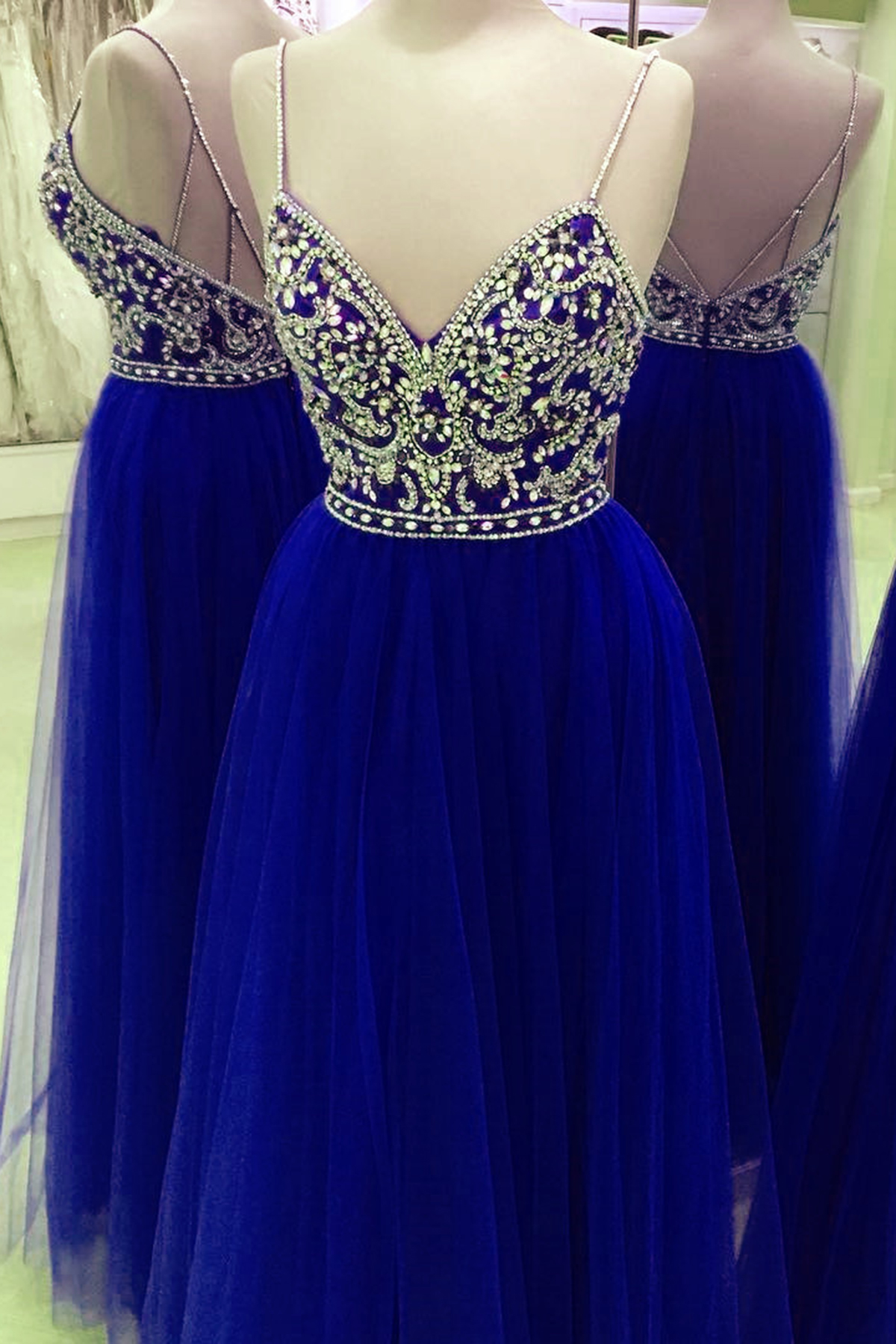 Prom Dress,Sexy Prom Dress,royal Blue Evening Dress,mermaid Strapless ...